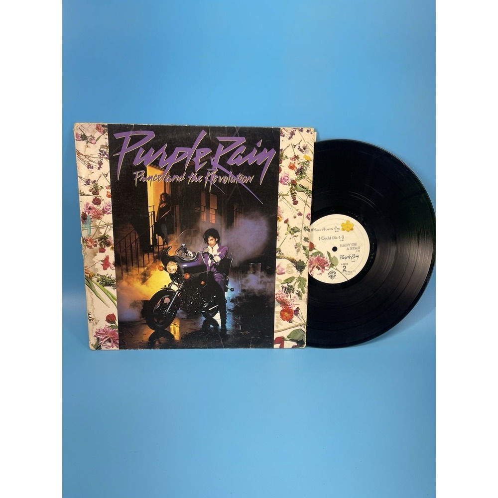 Prince Purple Rain Vinyl LP 1984 Prince & The Revolution Record Album